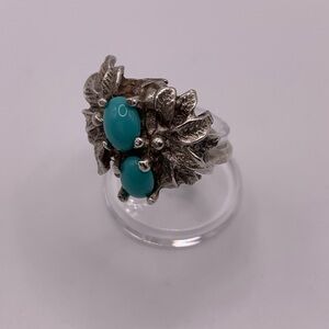 Vintage 925 Sterling Silver turquoise ring